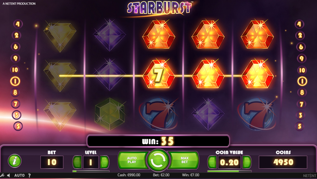 Starburst slot interface. 